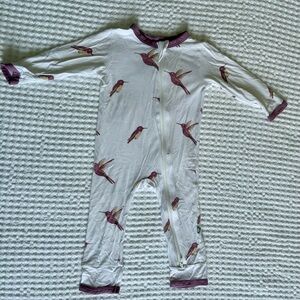Kyte Baby Hummingbird Bamboo Zip Romper: 3-6 months